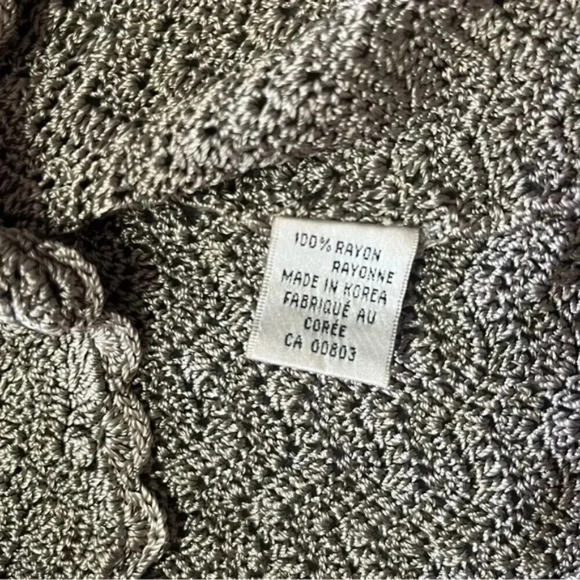 Maggie Metal Silver/Grey Crochet Tank Tank - Picture 6 of 10